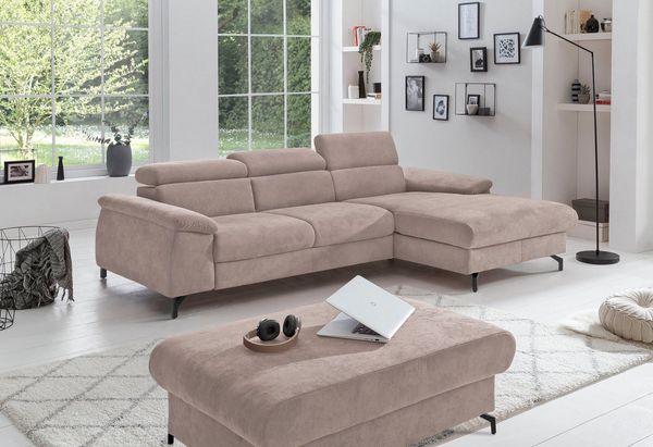 COTTA Ecksofa Kitty L-Form, Modern, L-Form, Bodenfreiheit 12,5 cm