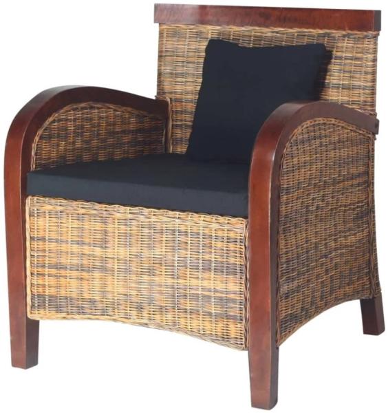 vidaXL Sessel Rattan Handgeflochten 242025