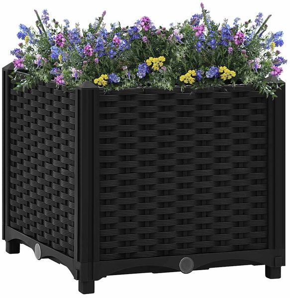 vidaXL Hochbeet 40 x 40 x 38 cm Polypropylen 316530