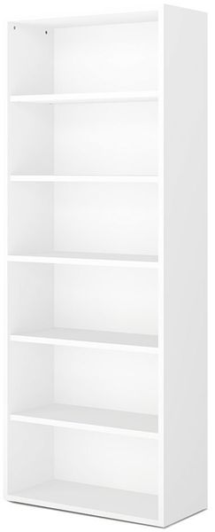 Büro-Regal vito Vary, Holzwerkstoff, Weiß, 82 x 218 x 40 cm