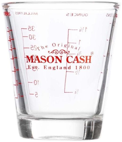 Mason Cash Messbecher Mason Cash Messbecher 'Classic' aus Glas 35 ml, Borosilikatglas