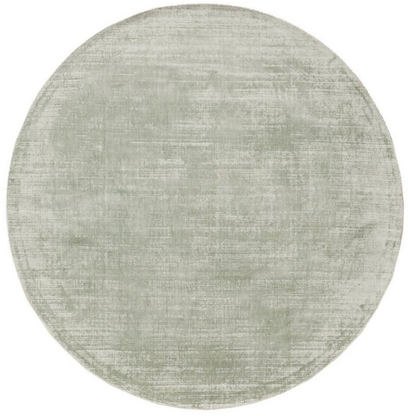 benuta Teppich Nova, rund, Höhe: 6 mm, Viskoseteppich,Teppich Wohnzimmer, Schlafzimmer, Esszimmer, Flur, Cozy