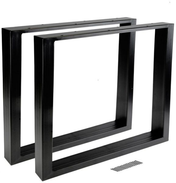 Köhko Tischbein 2er Set (1 Paar) Tischkufen& Tischbeine Tischuntergestell Möbelfüße