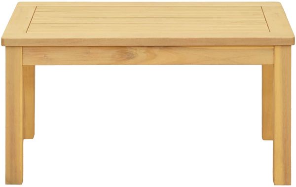 Couchtisch Sofatisch, Helles Akazienholz 70 x 40 x 36 cm Massivholz Akazie d277e