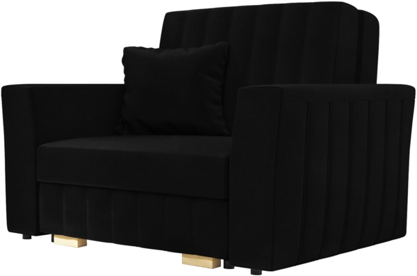 Mirjan24 'Viva Glam II' Schlafsofa, Schwarz, 85 x 98 x 115 cm