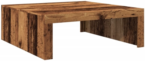 vidaXL Couchtisch Altholz-Optik 100x100x35 cm Holzwerkstoff 856684