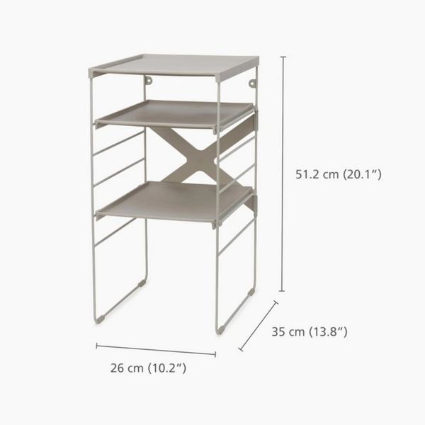 Joseph Joseph Level ecru verstellbares Schuhregal