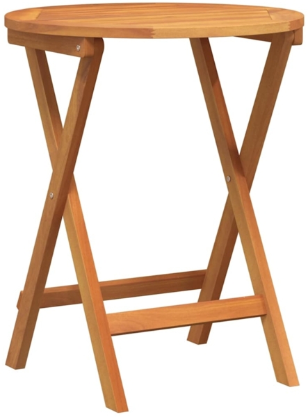 vidaXL Gartentisch Natur 60 x 60 x 72 cm Massivholz Akazie 4105491