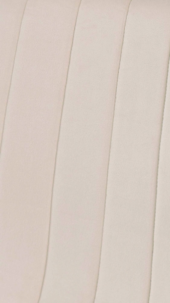 CLP Esszimmerstuhl gepolstert Dijon, mit Ziernähten & Bodenschonern,creme Samt Bild 8