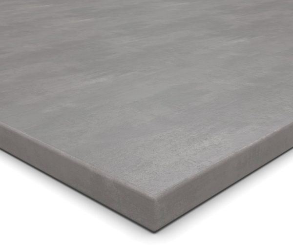 Dekor Spanplatte 19mm Tischplatte Beton Perlgrau mit ABS Kante Umleimer - Größe 70 x 70 cm - Höhe 1,9 cm - Farbe Beton Perlgrau