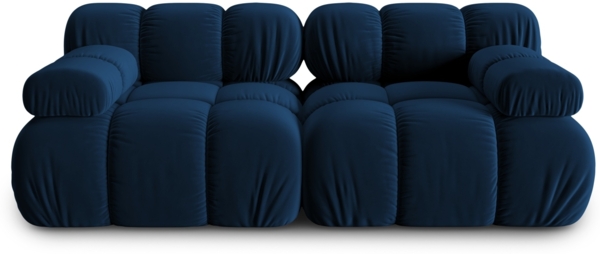Micadoni Modulares Sofa Bellis 2-Sitzer Samt Bluvel Königsblau