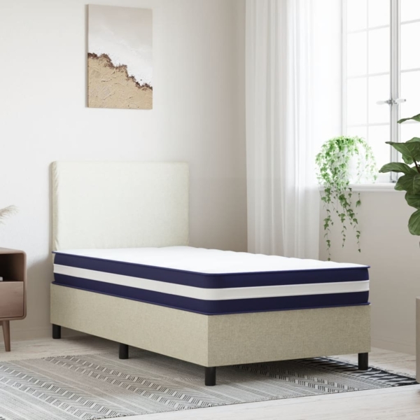 vidaXL Matratze Taschenfederkern Mittelfest 70x200 cm 372857