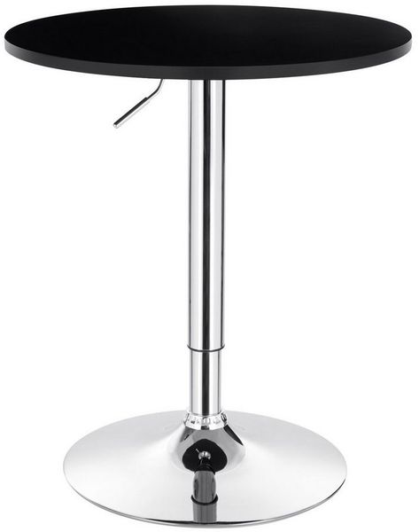Höhenverstellbarer Bartisch Schwarz