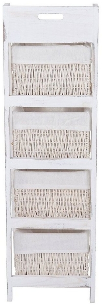 MCW Leiterregal Franca, 4 Maiskorbschubladen Bild 3