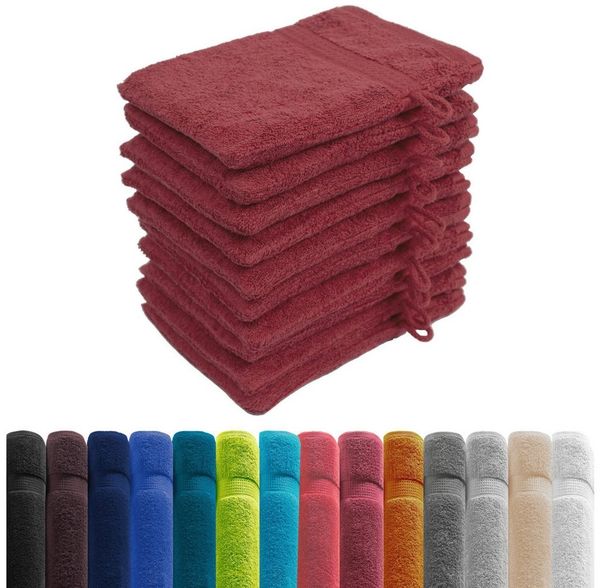 Zestri Handtücher COMFORT Handtücherset aus Baumwolle, saugstark weich, Frottee, Waschhandschuh 10er-Set, Duschtuch Saunahandtuch Gästehandtücher Badetuch Handtücher Set