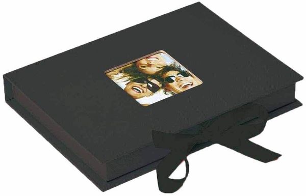 walther design Aufbewahrungsboxen schwarz mit Cover-Ausstanzung, Fun FB-112-B