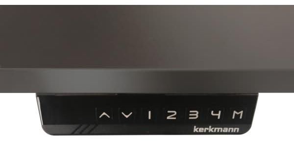 Kerkmann Schreibtisch Sitz-Stehtisch Move 4 silber 140x80x64-129cm elektr. höhenverstellbar lichtgrau Bild 2