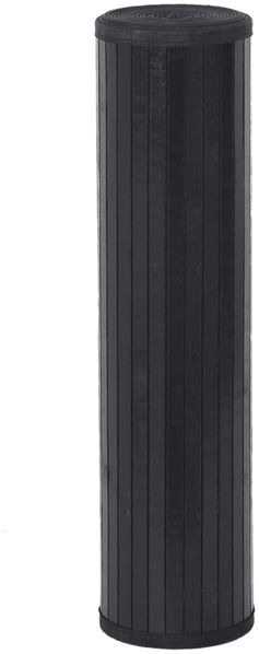 vidaXL Teppich Rechteckig Schwarz 80x1000 cm Bambus 376930 Bild 3