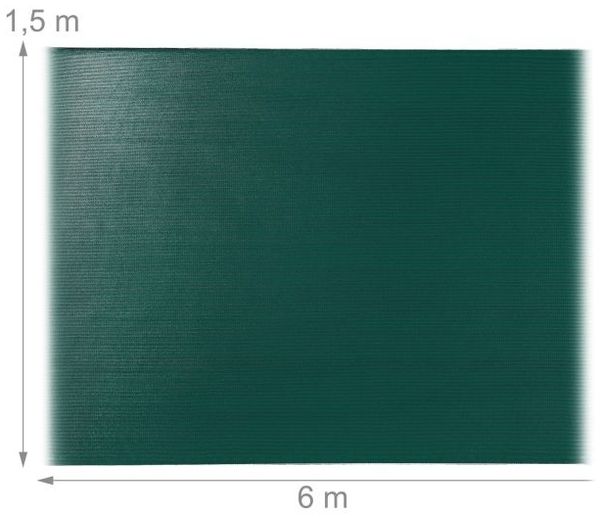 Relaxdays Zaunblende grün 1,5m Bild 5