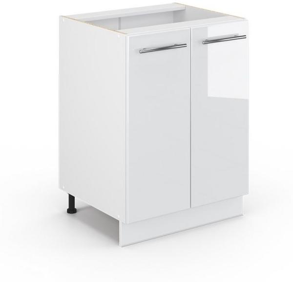 Midischrank Fame-Line Weiß Hochglanz 60 x 82 cm ohne Arbeitsplatte Vicco