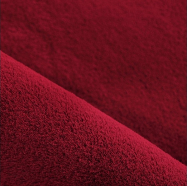 Ayyildiz Teppiche Hochflor-Teppich POUFFY 5100, rund, Höhe: 20 mm, Läufer, weicher glatter Softflor, Kaninchen Fell Haptik, waschbar Bild 3