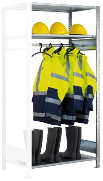 Schulte Anbau-Garderobenregal MULTIplus 14157 200x130x60cm