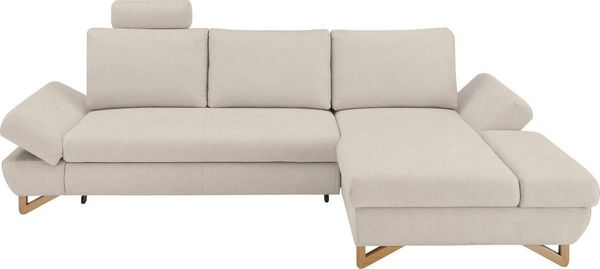Home affaire Schlafsofa City/Giron, komfortable Bettfunktion (Liegefläche 245 x 138 cm), sowie Bettkasten
