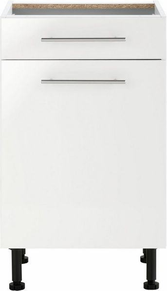 wiho Küchen Unterschrank Ela Breite 50 cm, höhenverstellbare Füße