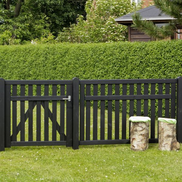 Plus Einzeltor Country 100 x 98 cm schwarz