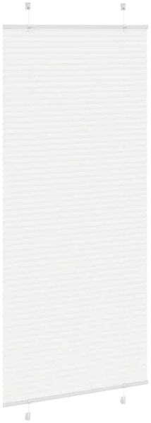 vidaXL Plissee Weiß 90x200 cm Stoffbreite 89,4 cm Polyester 4015515 Bild 4