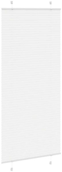 vidaXL Plissee Weiß 90x200 cm Stoffbreite 89,4 cm Polyester 4015515 Bild 3