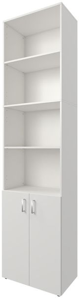 Aktenschrank >Trio< in Weiß - 57x231x34,5cm (BxHxT) Bild 7