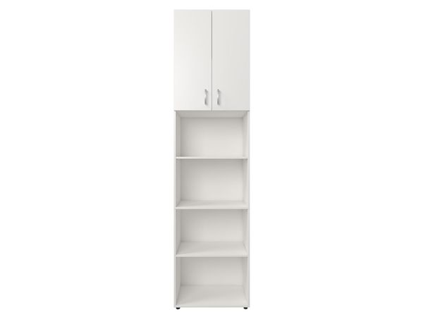 Aktenschrank >Trio< in Weiß - 57x231x34,5cm (BxHxT) Bild 2