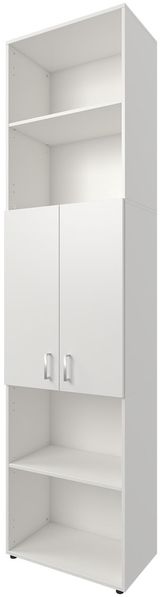 Aktenschrank >Trio< in Weiß - 57x231x34,5cm (BxHxT) Bild 4