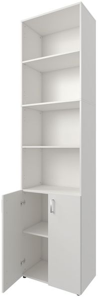 Aktenschrank >Trio< in Weiß - 57x231x34,5cm (BxHxT) Bild 9