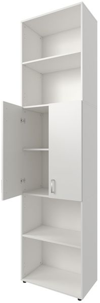 Aktenschrank >Trio< in Weiß - 57x231x34,5cm (BxHxT) Bild 6