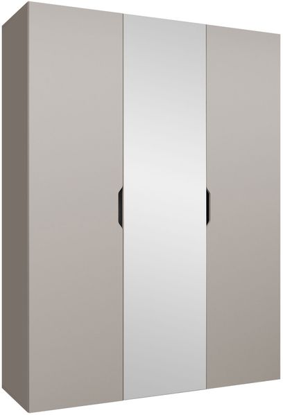 Kleiderschrank Midere 150 mit Frontspiegel (Farbe: Cashmere)