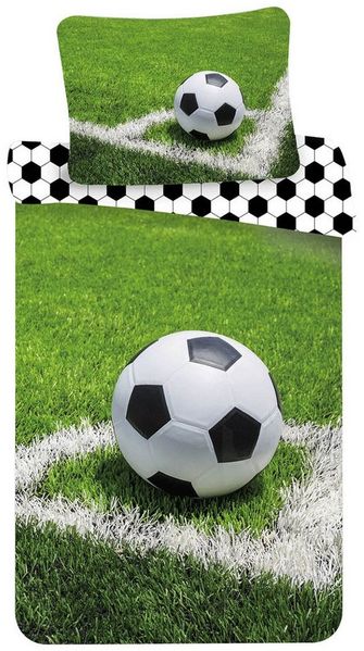 Football Baumwolle Bettwäsche – Bettbezug 140x200 cm & Kissenbezug 70x90 cm