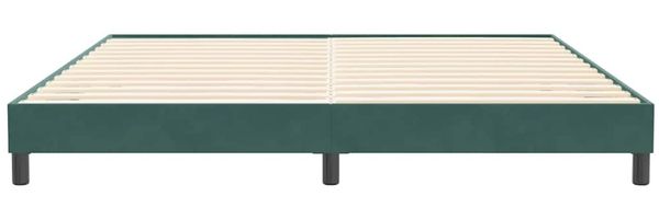 vidaXL Bettgestell ohne Matratze Dunkelgrün 200x220 cm Samt 4101424 Bild 5