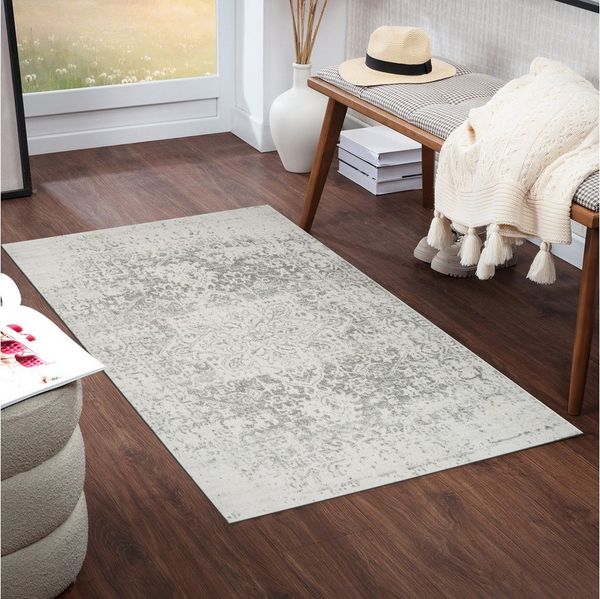 Livabliss Teppich SYRACUSA, rechteckig, Höhe: 11 mm, Kurzflor Orientteppich, Wohnzimmer, Schlafzimmer, Orange