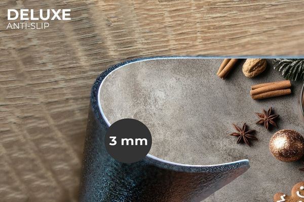 MuchoWow Platzset Winter - Weihnachten - Warm - Essen, (6-St), Platzsets, Tischset, Abwaschbar, Tischsets, Platzdeckchen