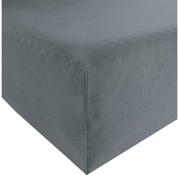 Erwin Müller Spannbettlaken Spannbettlaken "Bamberg", Jersey, Gummizug: Rundumgummi, (1 Stück), Mako-Feinjersey Uni