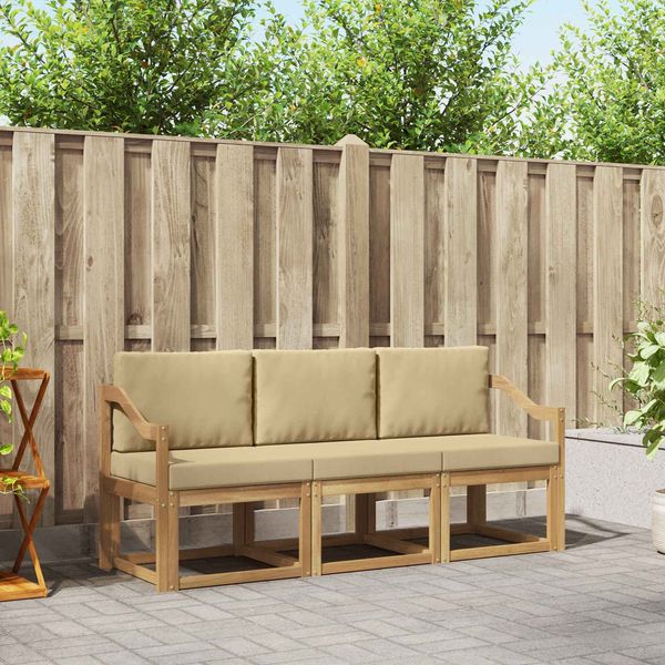 vidaXL Outdoor-Sofagarnitur 3 pcs 3387192
