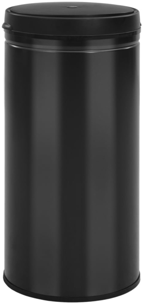vidaXL Automatischer Sensor-Mülleimer 70 L Kohlenstoffstahl Schwarz 322702
