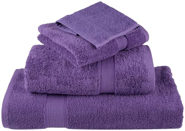 vidaXL Premium Badetücher SOLUND 10 Stk. Lila 100x150 cm 600 g/m² 137361 Bild 4
