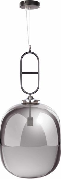 Hängelampe Calai II 400 Grau / Schwarz