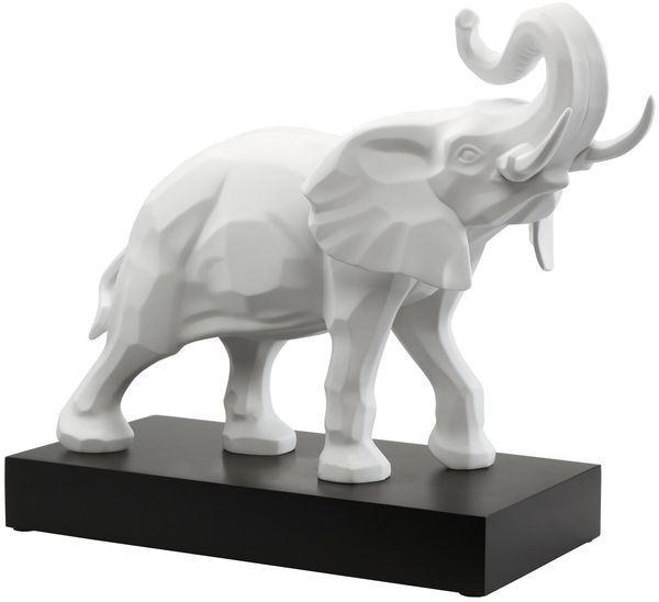 Goebel Studio 8 Dekofigur Elefant 54 cm Weiß