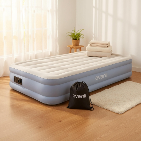 Avenli selbstaufblasende Luftmatratze / Luftbett 191 x 99 x 33 cm mit eingebauter Pumpe Bild 6