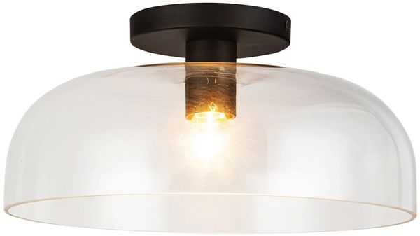 Elstead Lighting Sylvia Deckenleuchte 1-flammig Schwarz