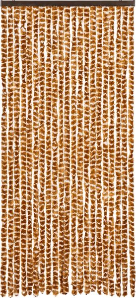 vidaXL Insektenschutz-Vorhang Ocker und Weiß 90x220 cm Chenille 325458 Bild 3